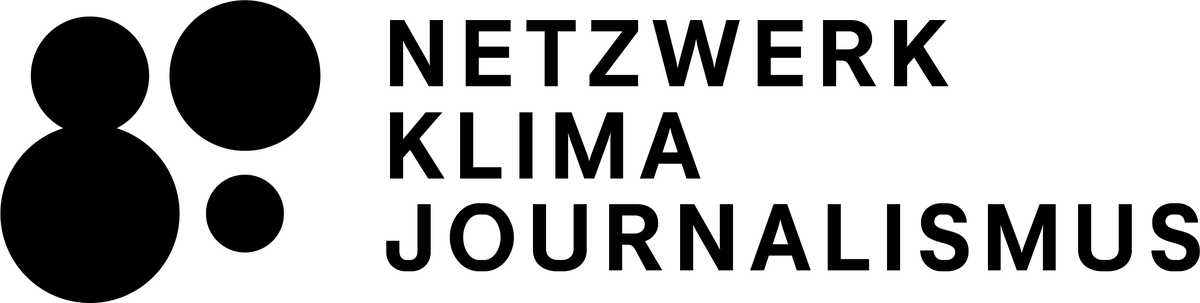 Logo: Netzwerk Klimajournalismus Deutschland